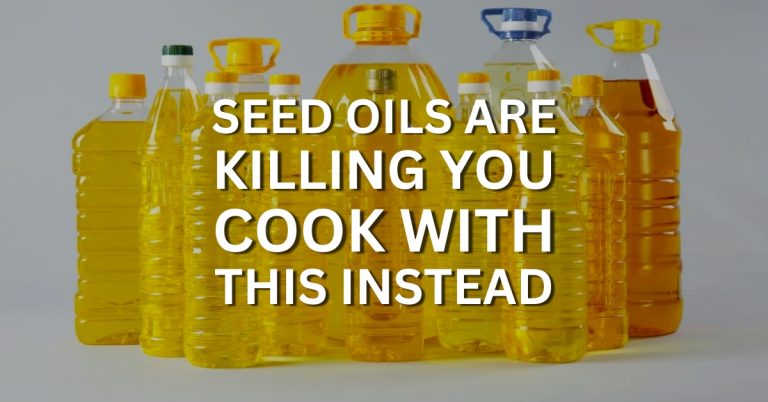 seed oils are killing you cook with this instead