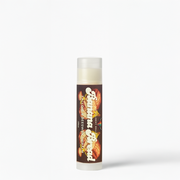 Tallow Lip Balm Banana Bread