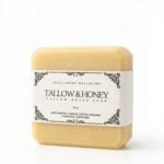 Grass-Fed Tallow Bar Soap - Honey