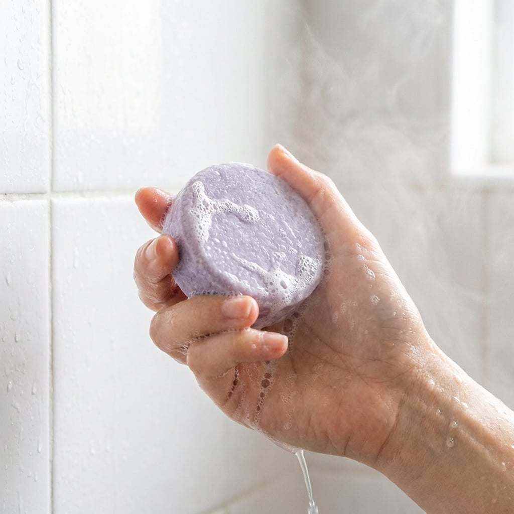 Image of a conditioner bar lasting a long time in the shower.