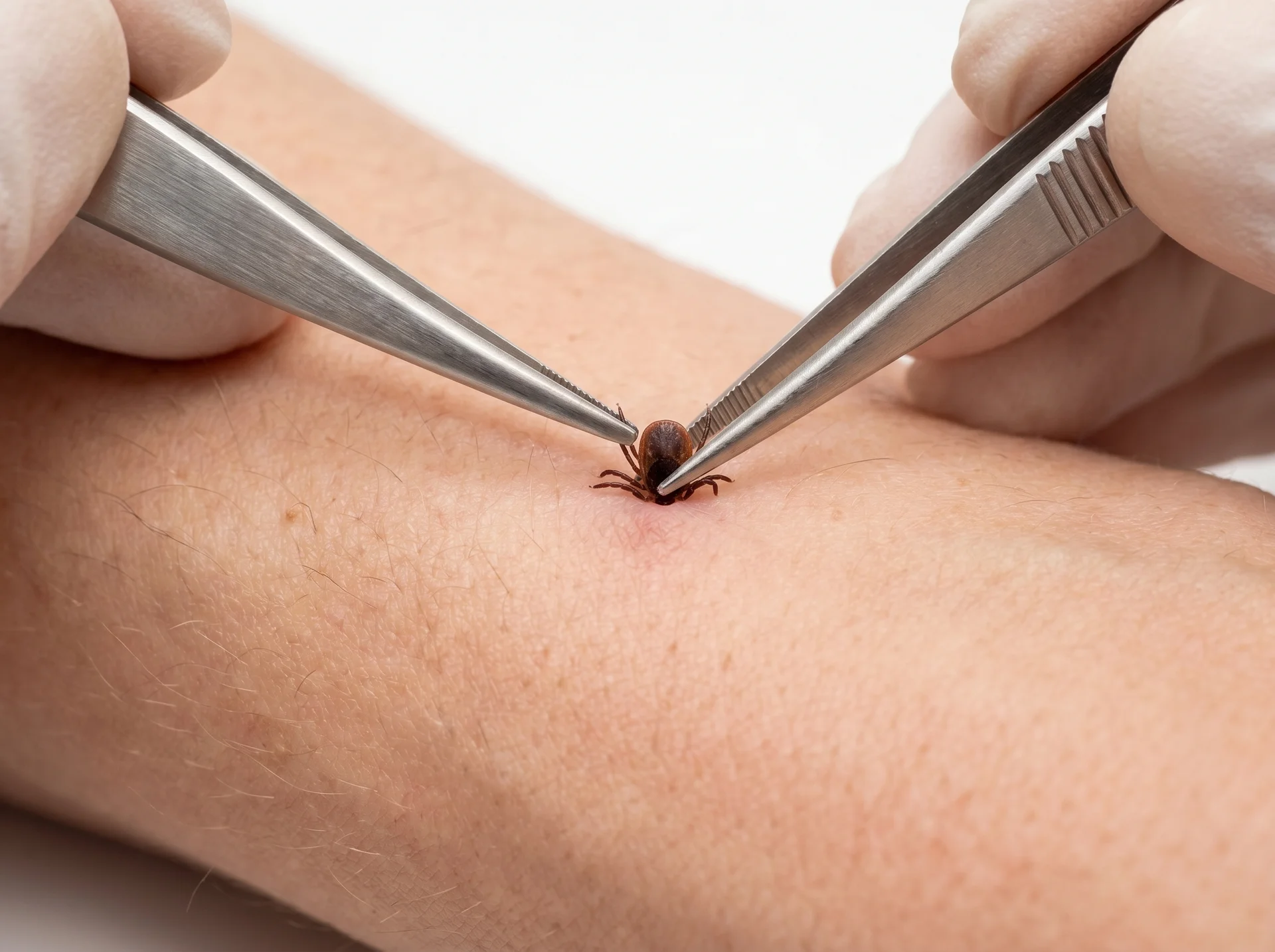 Tick removal image