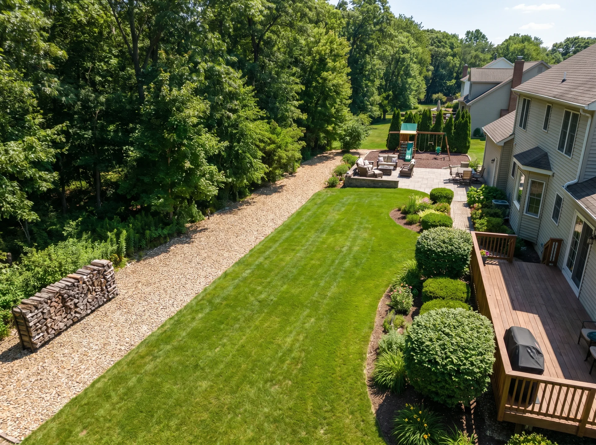 Tick-safe yard image