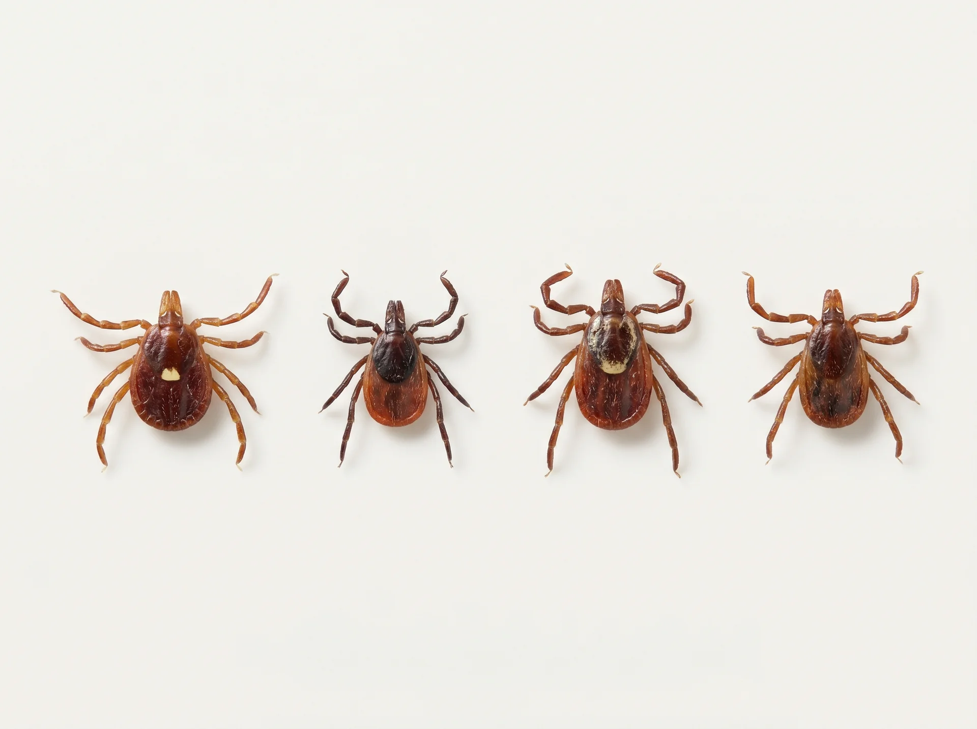 Tick species comparison graphic
