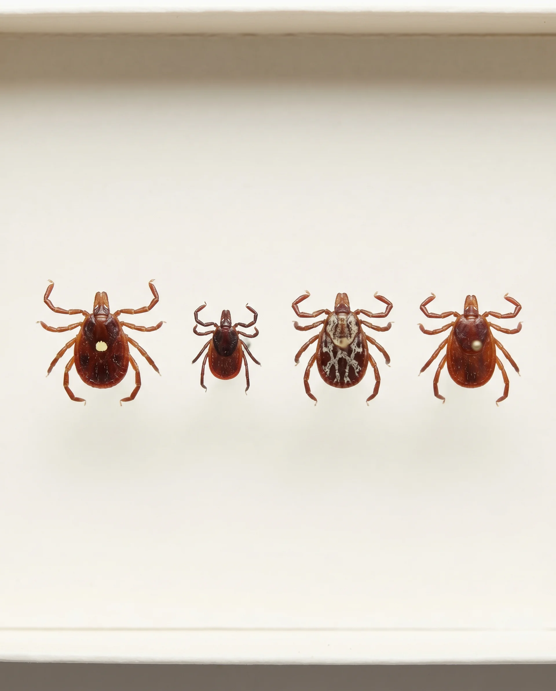 Tick species comparison graphic