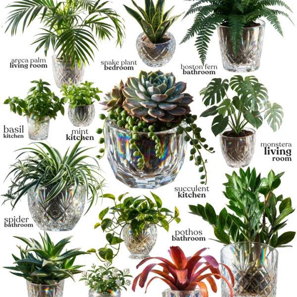 Houseplants for Holistic Living Poster