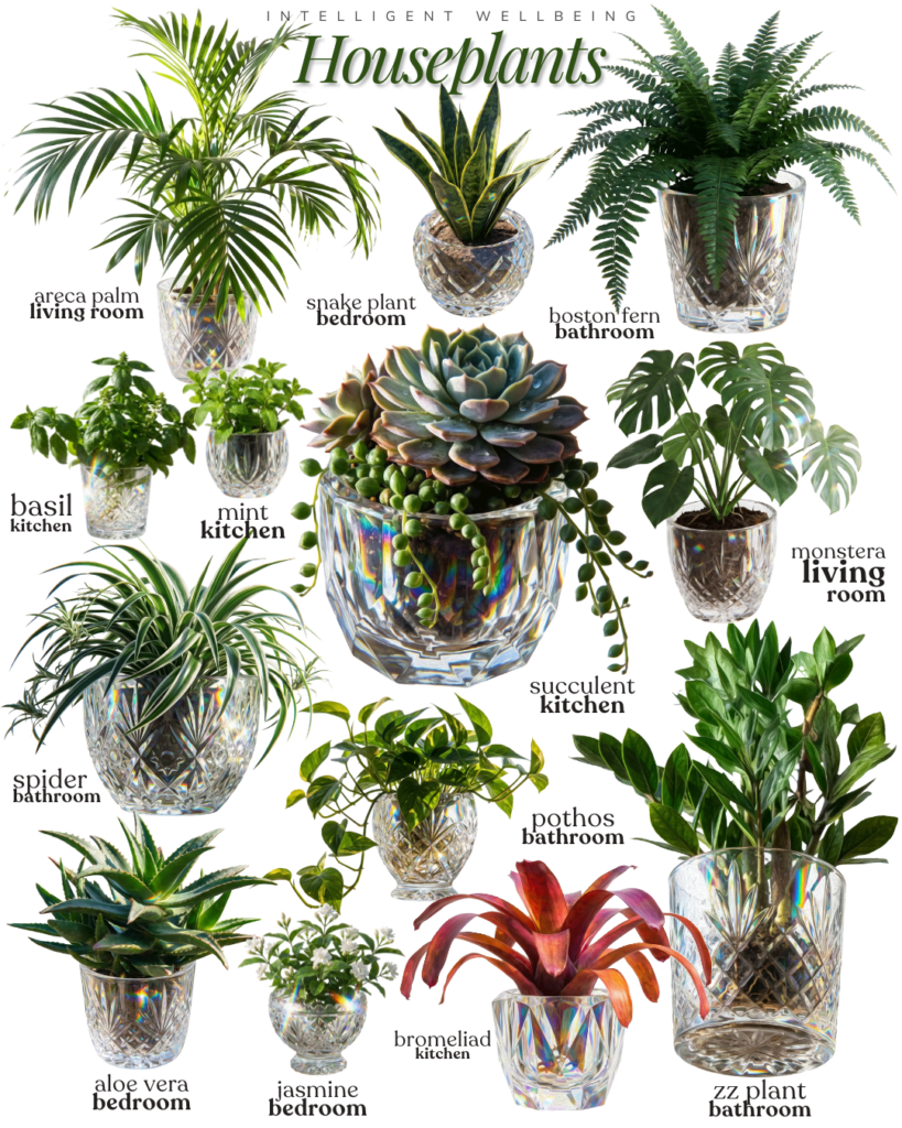 Houseplants for Holistic Living Poster