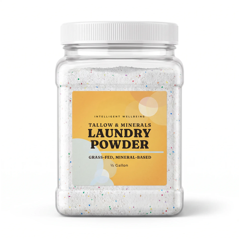 Tallow and Minerals Laundry Powder half-gallon jar