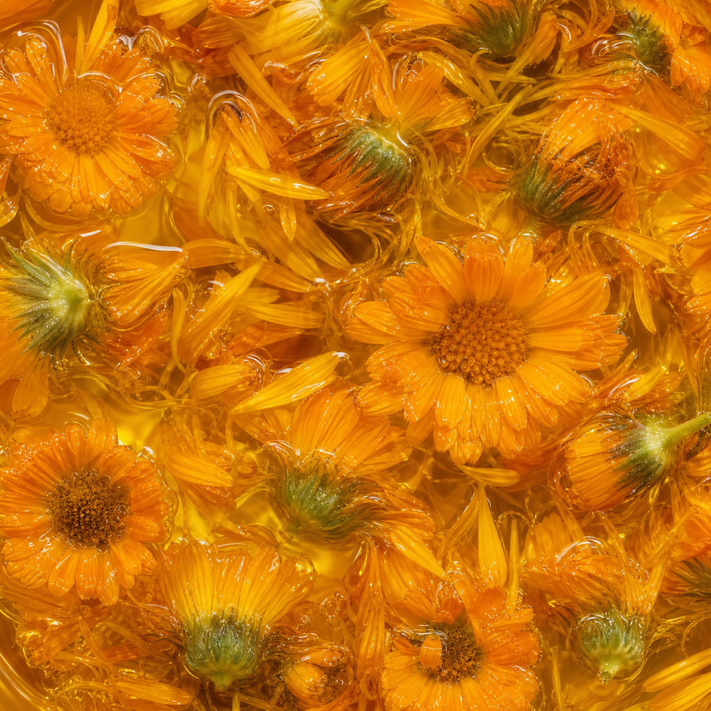 Organic Calendula-Infused Olive Oil